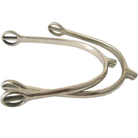 Coronet™ Ladies’ Tom Thumb Stainless Steel English Spurs