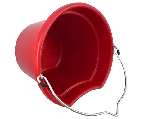 20-Quart Flatback Bucket 11" Tall