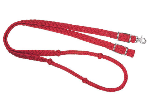 Tough1® Deluxe Knotted Cord Roping Reins