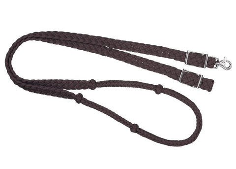 Tough1® Deluxe Knotted Cord Roping Reins
