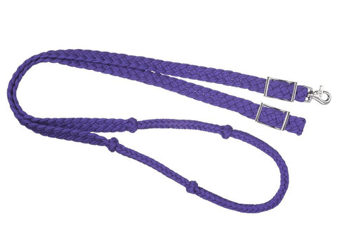 Tough1® Deluxe Knotted Cord Roping Reins