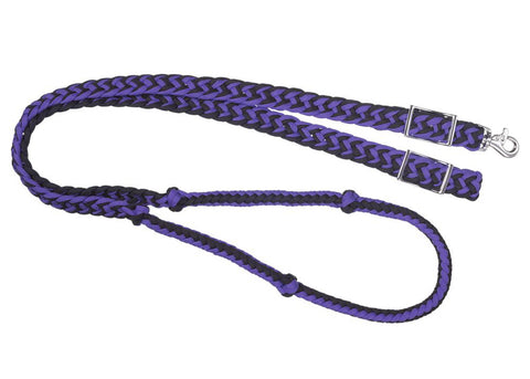 Tough1® Deluxe Knotted Cord Roping Reins
