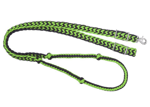 Tough1® Deluxe Knotted Cord Roping Reins