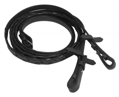 60" Laced Leather English Reins