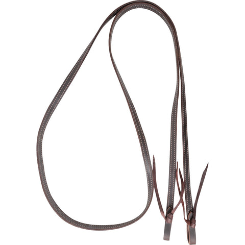 Martin Saddlery® Double Stitched Roping Rein - 5/8" with Thick Tied Ends