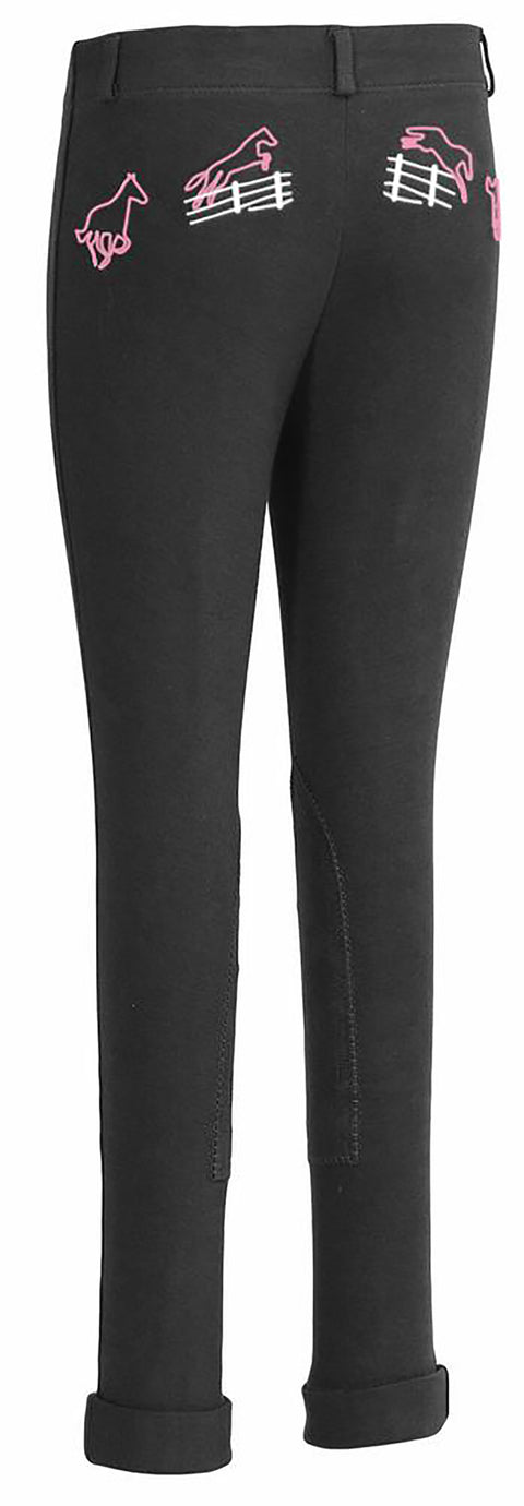TuffRider® Children’s Cotton Embroidered Pull-On Jods