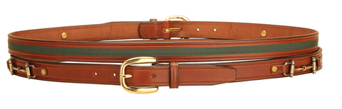 Tory Leather Ribbon & Snaffle Bits Belt