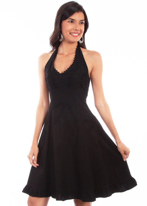 Scully Leather Halter Dress