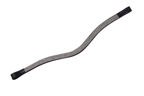 Collegiate® Curved Silver Chain Browband