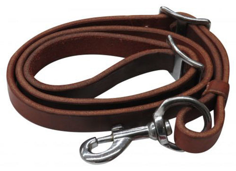 Showman® 3/4" x 40" Oiled Harness Leather Tie Down Strap
