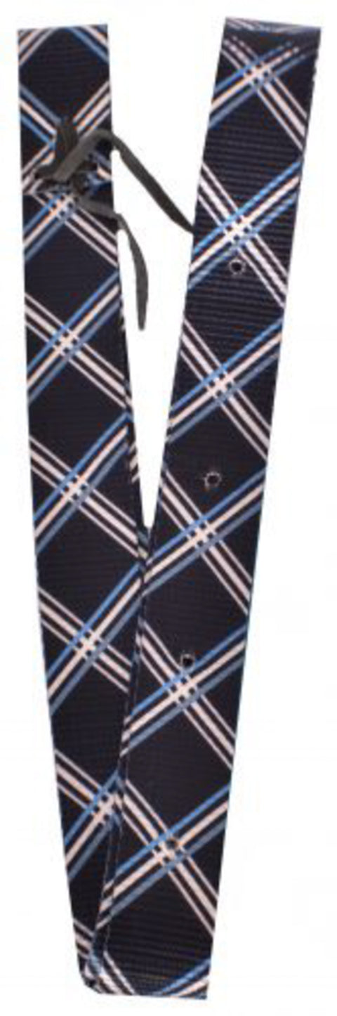 Showman® Nylon Tie Strap in Navy Plaid