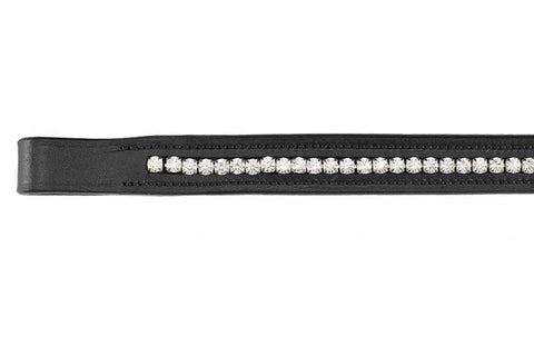 Grewal Equestrian™ Soft Flower Crystal Straight Browband