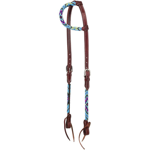Tough-1® Beaded Diamond One Ear Headstall