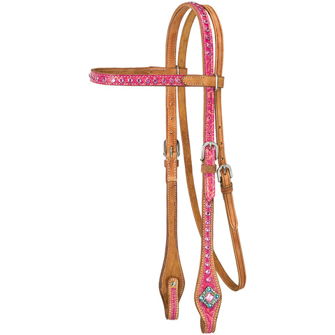 Tough-1® Azalea Browband Headstall
