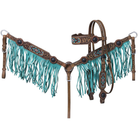 Tough-1® Isabella Headstall & Breastcollar Set