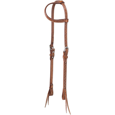 Royal King Zig Zag Tooled Single Ear Headstall