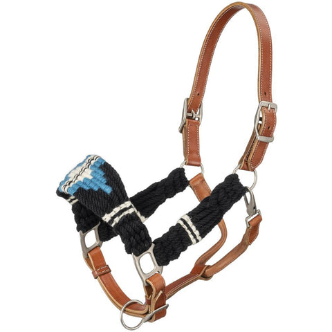 Tough1® Wool String Leather Halter