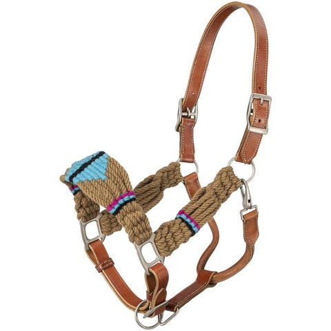 Tough1® Wool String Leather Halter