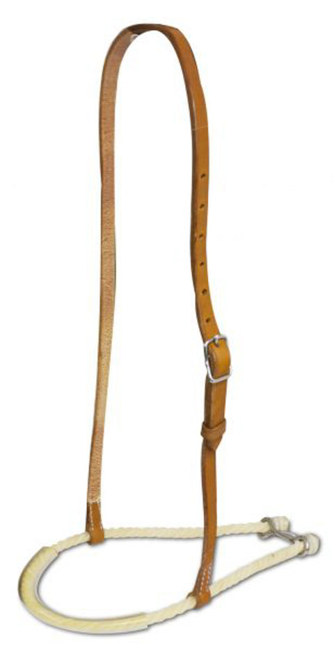 Showman® Rubber-Covered Rope Tie Down with Argentinian Cow Leather Strap
