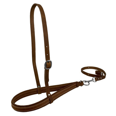 Showman® Argentinian Cow Leather Noseband & Tie Down