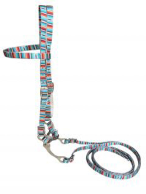 Showman® Serape Print Nylon Browband Headstall, Reins & Bit