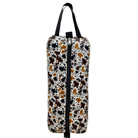 Showman® Cow Print Bridle Bag