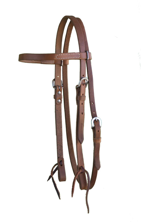 Shenandoah Oiled Leather Browband Headstall