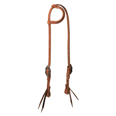 Weaver Leather® Buckstitch Sliding Ear Headstall, Hermann Oak® Russet, Dawn Collection