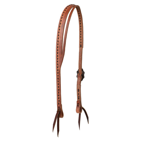 Weaver Leather® Buckstitch Split Ear Headstall, Hermann Oak® Russet, Dawn Collection