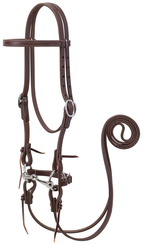 Weaver Leather® Working Tack Pony Ring Snaffle Bridle