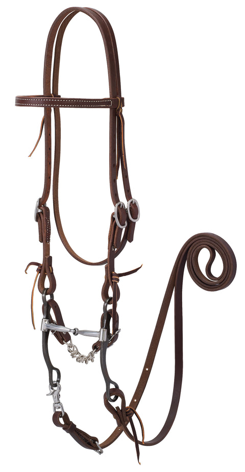 Weaver Leather® Working Tack Snaffle Mouth Bridle