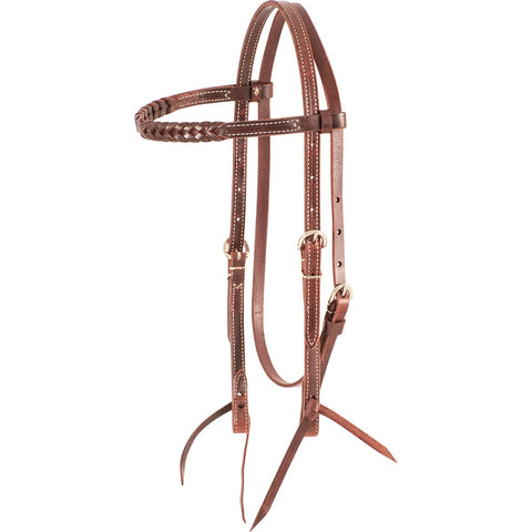 Martin Saddlery® Browband Headstall with Blood Knots