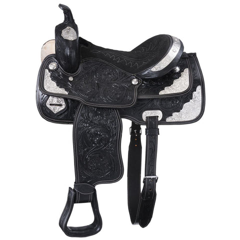 King Series McCoy Trail Saddle with Silver Accents 14"