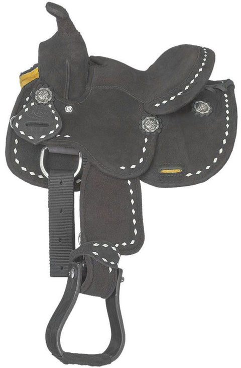 King Series Mini Stratford Suede Barrel Saddle