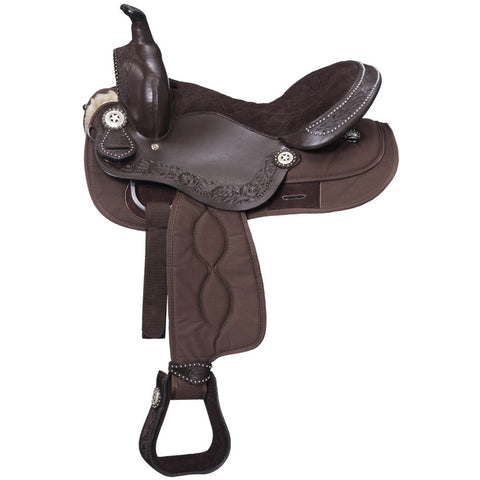 King Series Krypton Round Skirt Western Saddle 14"