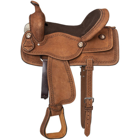 King Series Roughout Saddle with Serpentine Tooling 17"