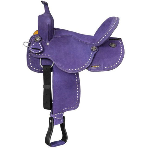 King Series Stratford Suede Barrel Saddle