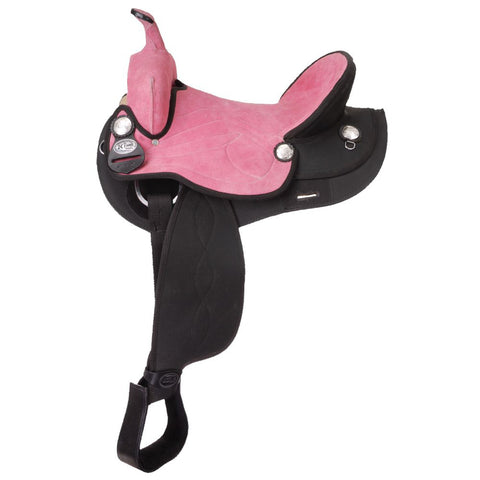 King Series Synthetic Round Skirt Competition Saddle 15"