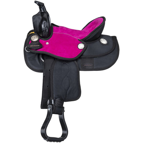 King Series Youths’ Eclipse Barrel Saddle 13"