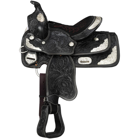 King Series Youths’ McCoy Trail Saddle with Silver Accents 12"