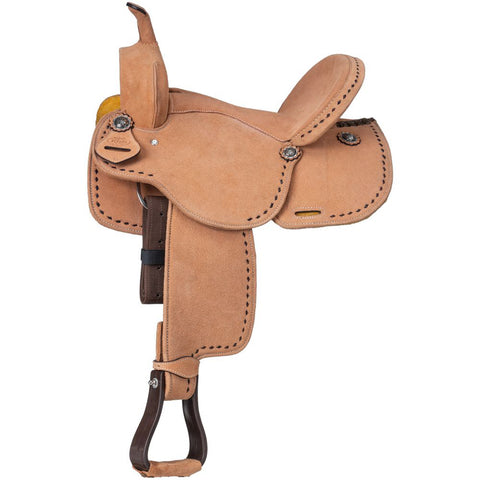 King Series Youths’ Stratford Suede Barrel Saddle 10"