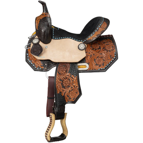 Royal King Youths’ Benton Barrel Saddle 13"