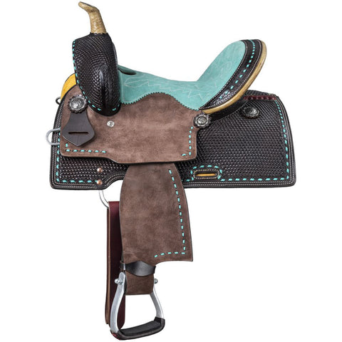 Royal King Youths’ Bryson Barrel Saddle 10"