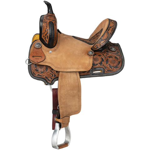 Royal King Youths’ Dublin Barrel Saddle 12"