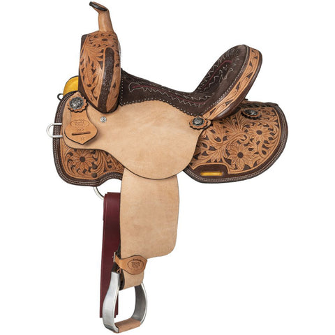 Royal King Youths’ Hawley Barrel Saddle 12"