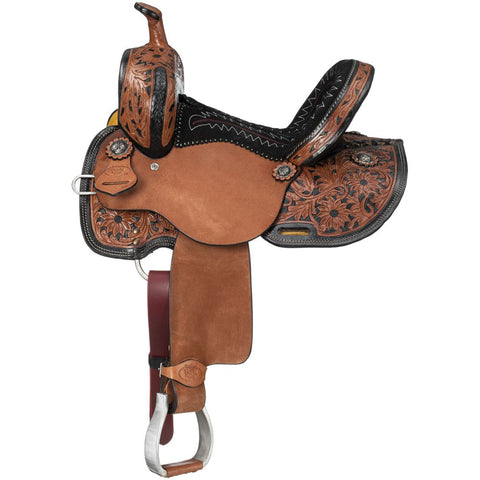 Royal King Youths’ Hawley Barrel Saddle 10"