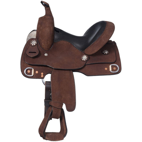 Royal King Youths’ Roughout Training Saddle 11"