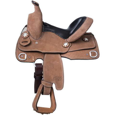 Royal King Youths’ Roughout Training Saddle 11"