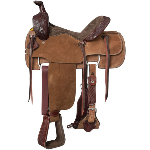 Silver Royal Youths’ Rio Bravo Roping Saddle 12"