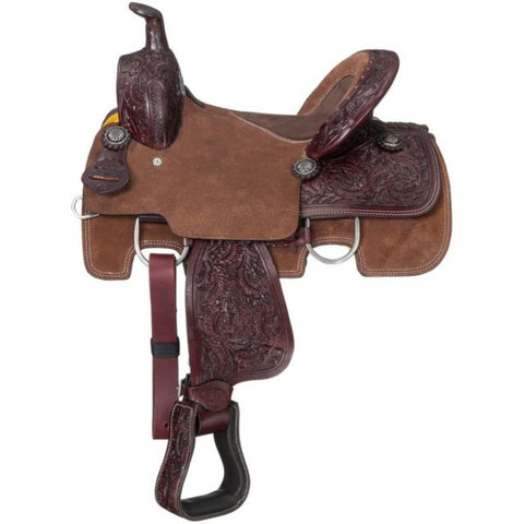 Silver Royal Youths’ Redford Roping Saddle 12"